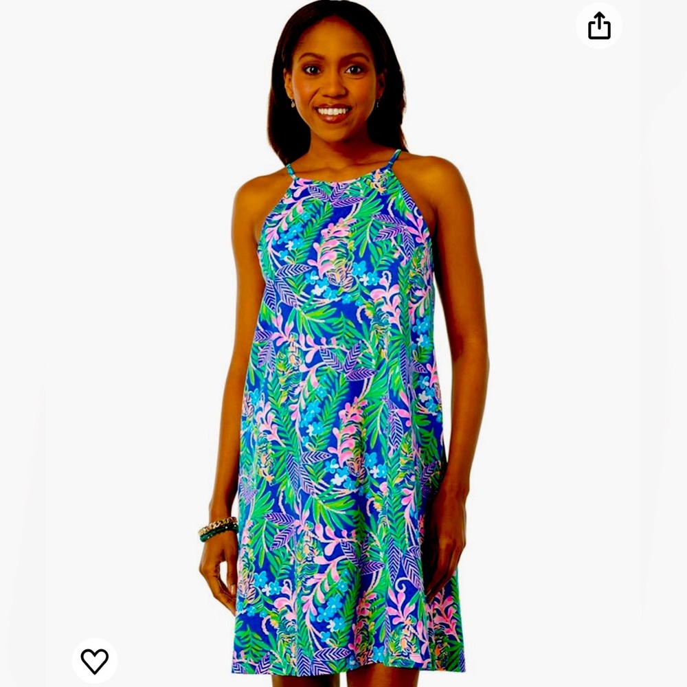 Lilly Pulitzer Margot Dress in Borealis Blue How You Like Me Prowl